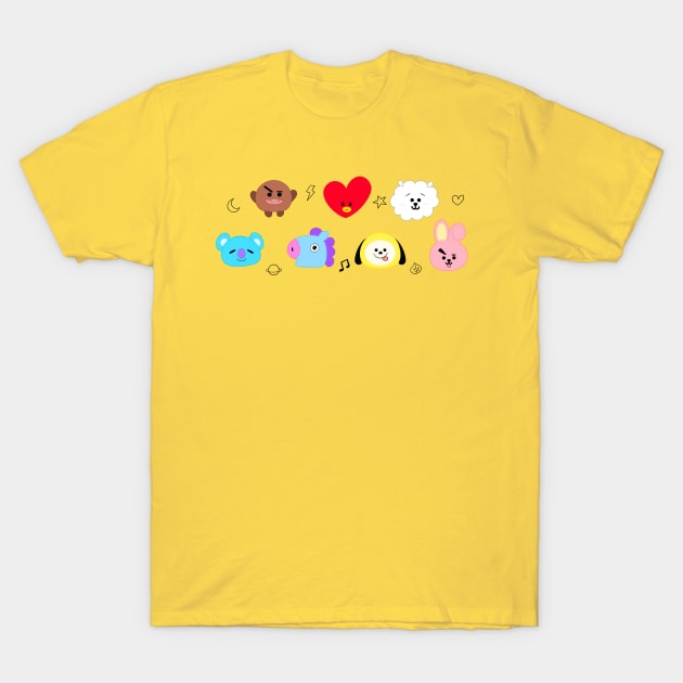 bt21 T-Shirt by kuush0